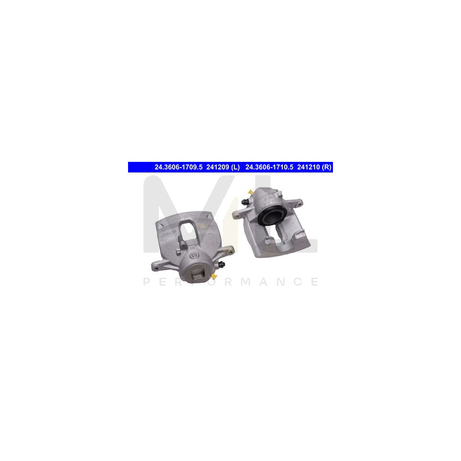 ATE 24.3606-1710.5 Brake Caliper suitable for MERCEDES-BENZ C-Class without holder