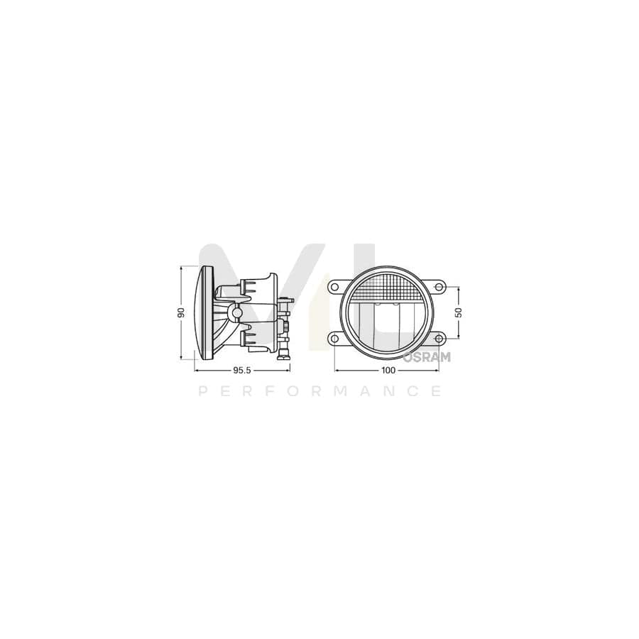 OSRAM LEDFOG201 Fog Light Set