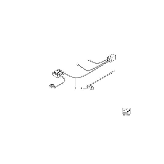 Genuine BMW 61128386637 E46 Battery Cable 2Nd Battery B+ (Inc. 320d, 330xd & 316i 1.9) | ML Performance US Car Parts