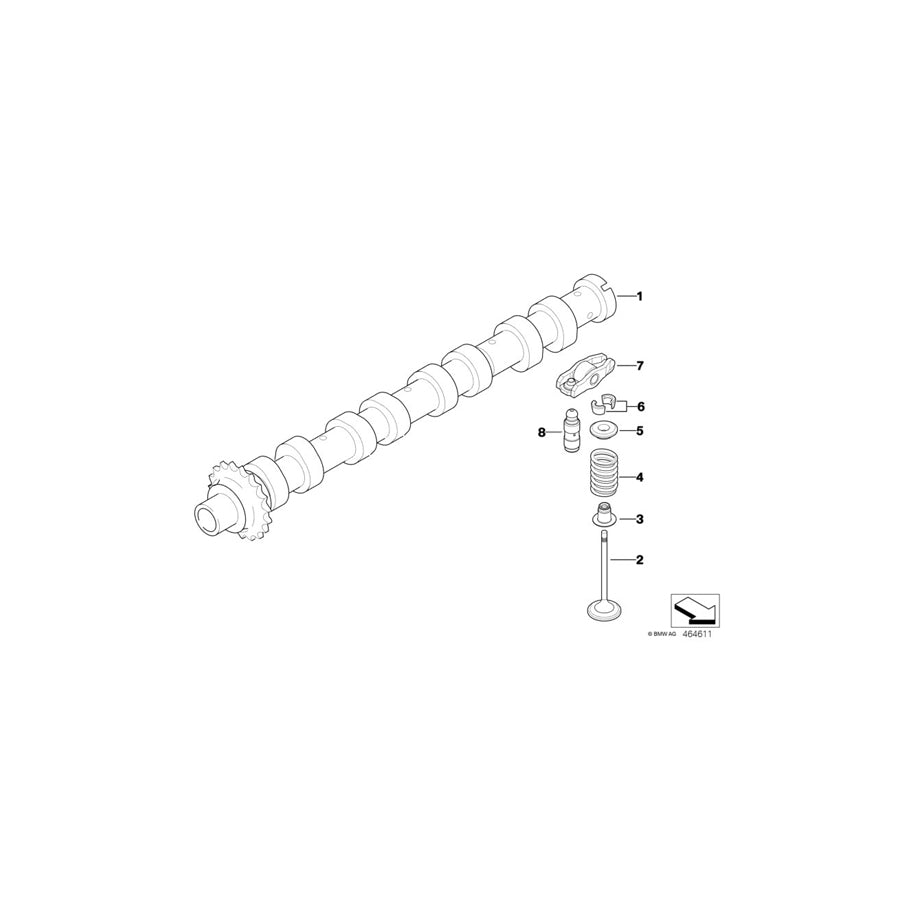 Genuine BMW 11317805965 R56 Camshaft Exhaust (Inc. One D & Cooper D) | ML Performance UK Car Parts