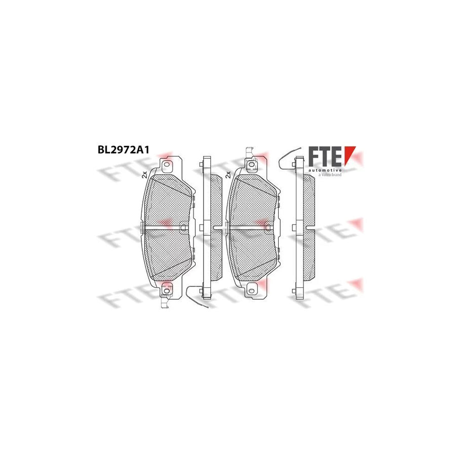 FTE Bl2972A1 Brake Pad Set