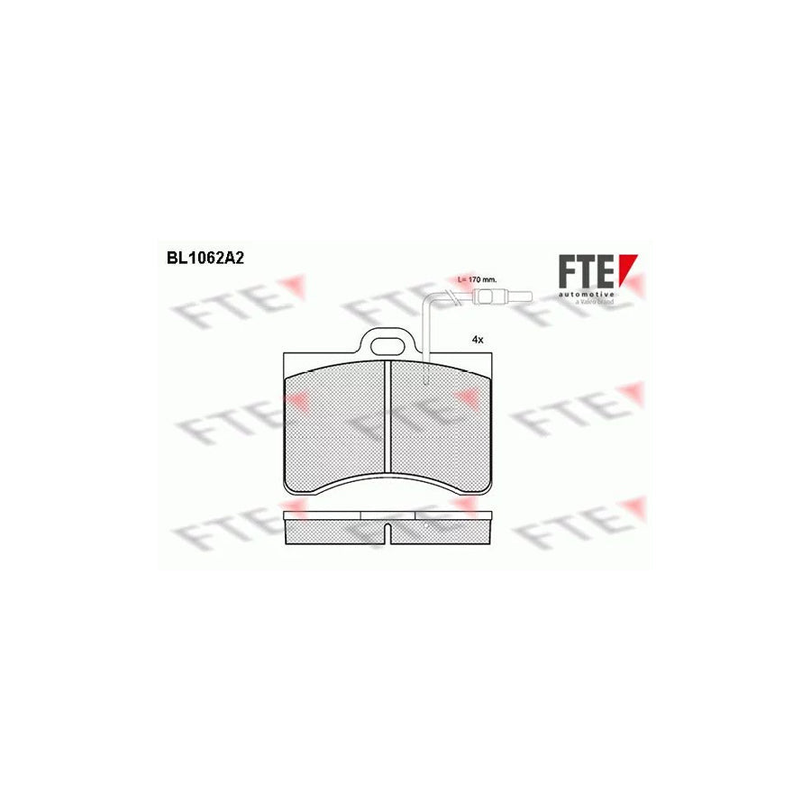 FTE Bl1062A2 Brake Pad Set