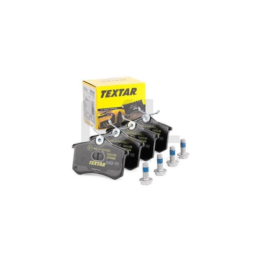 TEXTAR 2355406 Brake pad set not prepared for wear indicator, with brake caliper screws | ML Performance Car Parts