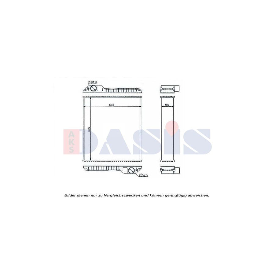 AKS Dasis 440597N Engine Radiator