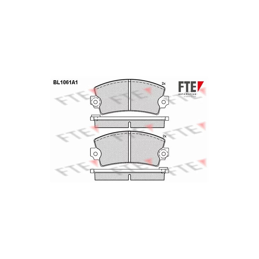 FTE Bl1061A1 Brake Pad Set for Peugeot 104
