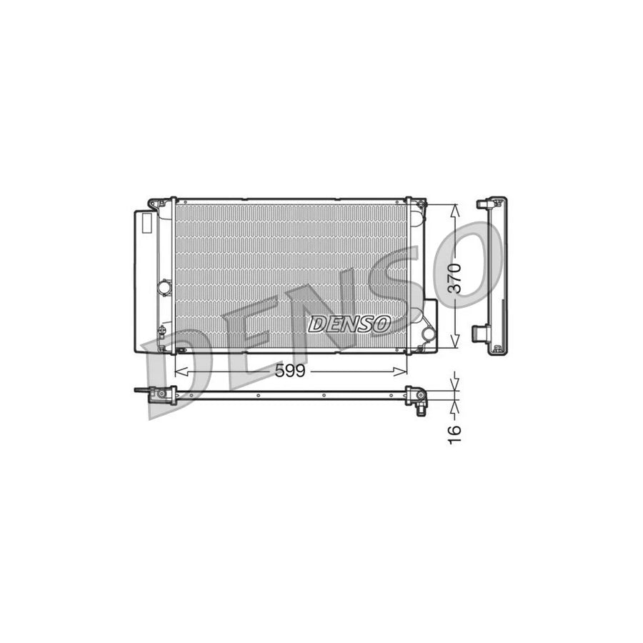 DENSO DRM50026 Engine Radiator