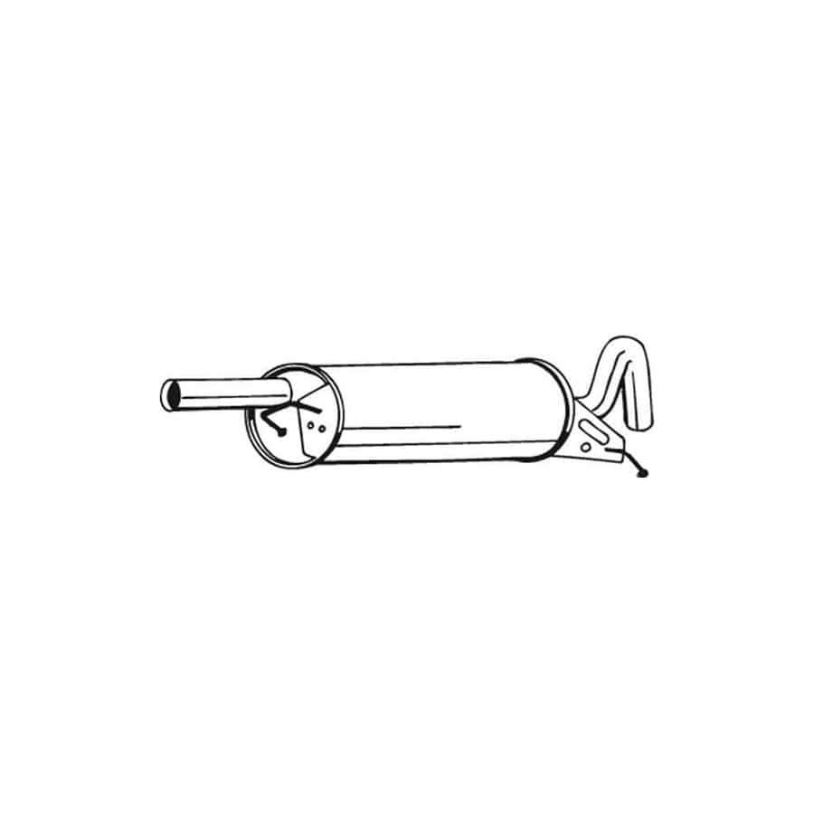 Bosal 233-119 Rear Silencer for VW Passat