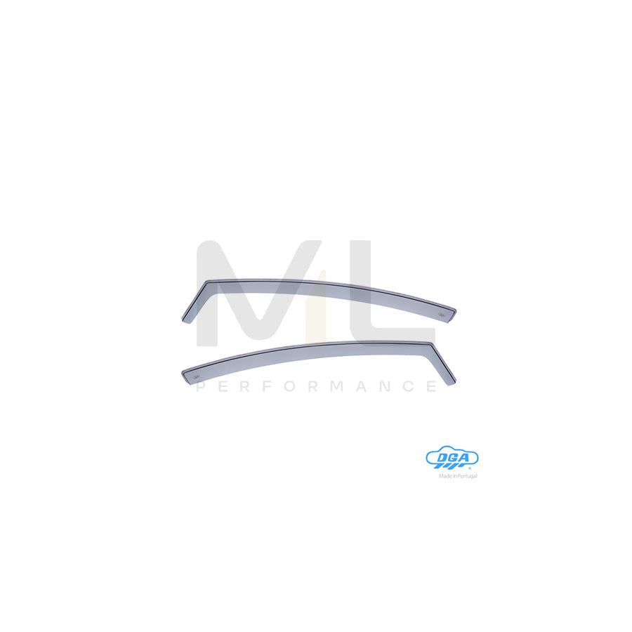 DGA 22013 Wind deflectors for SEAT Leon II Hatchback (1P1) Arrow direction, Front, inner