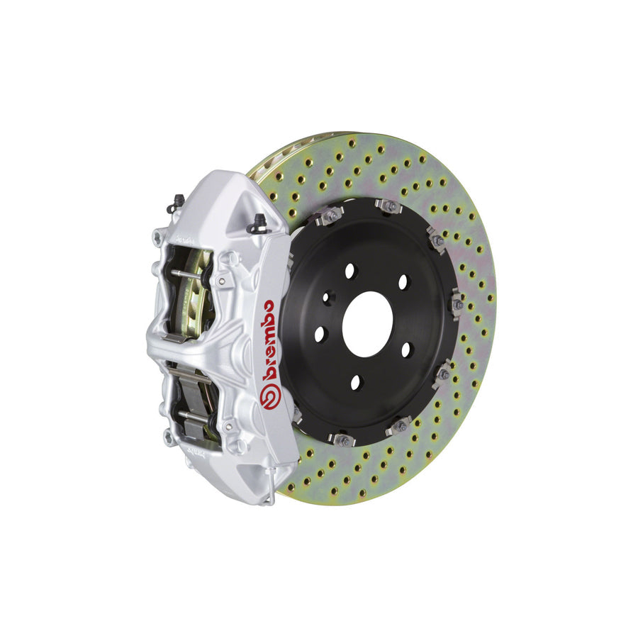 Brembo 1N1.9032A Audi A6 Front GT 6-Pistons Drilled 2-piece Big Brake Kit 380x34mm