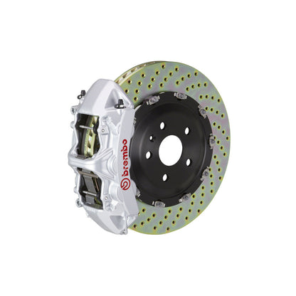 Brembo 1N1.9032A Audi A6 Front GT 6-Pistons Drilled 2-piece Big Brake Kit 380x34mm