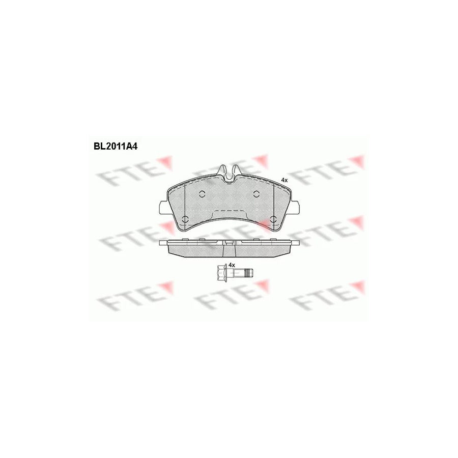 FTE Bl2011A4 Brake Pad Set