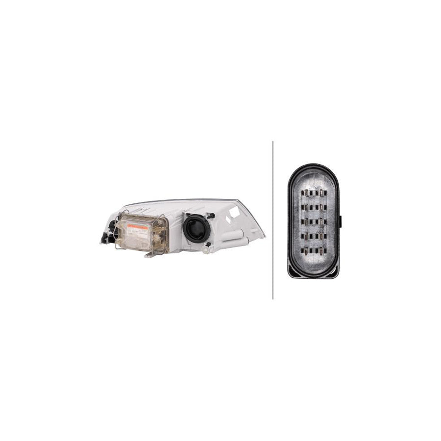 Hella 1EL 354 027-071 Headlight For Skoda Octavia