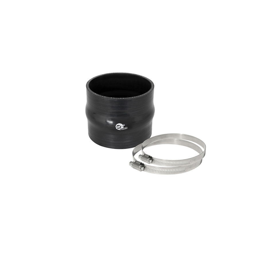  aFe 59-00045 (3-1/2 IN ID x 3 IN L) Straight Coupler w/ Hump - Black Replacement Coupling Kit  | ML Performance US Car Parts