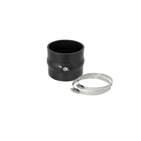  aFe 59-00045 (3-1/2 IN ID x 3 IN L) Straight Coupler w/ Hump - Black Replacement Coupling Kit  | ML Performance US Car Parts