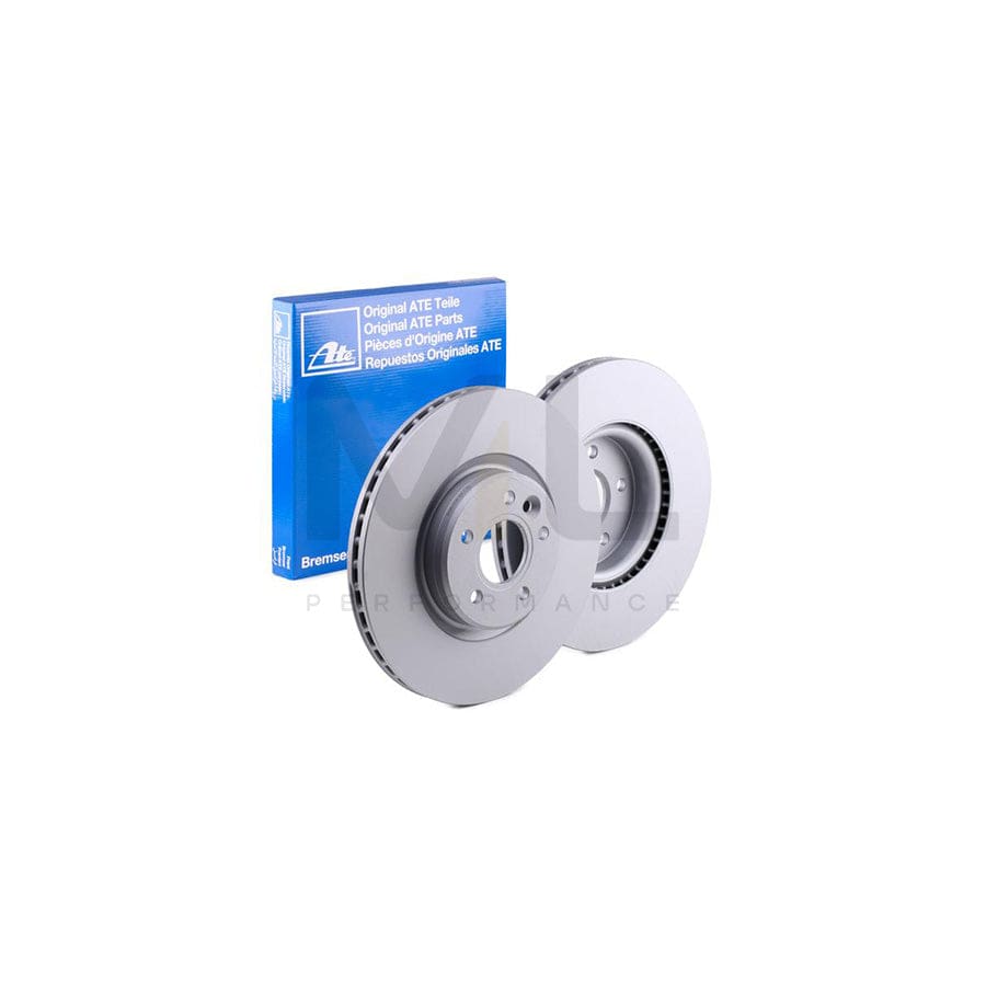 ATE 24.0125-0197.1 Brake Disc Vented, Coated, High-carbon  - 1 piece