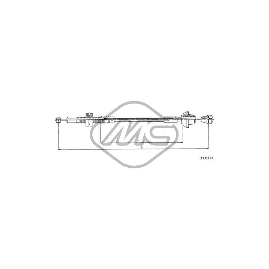 Metalcaucho 81907 Throttle Cable