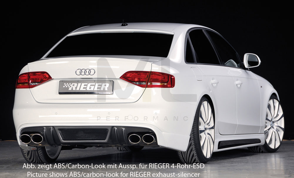 Rieger 00055530 Audi B8 B81 S4 Rear Diffuser 2 | ML Performance UK Car Parts