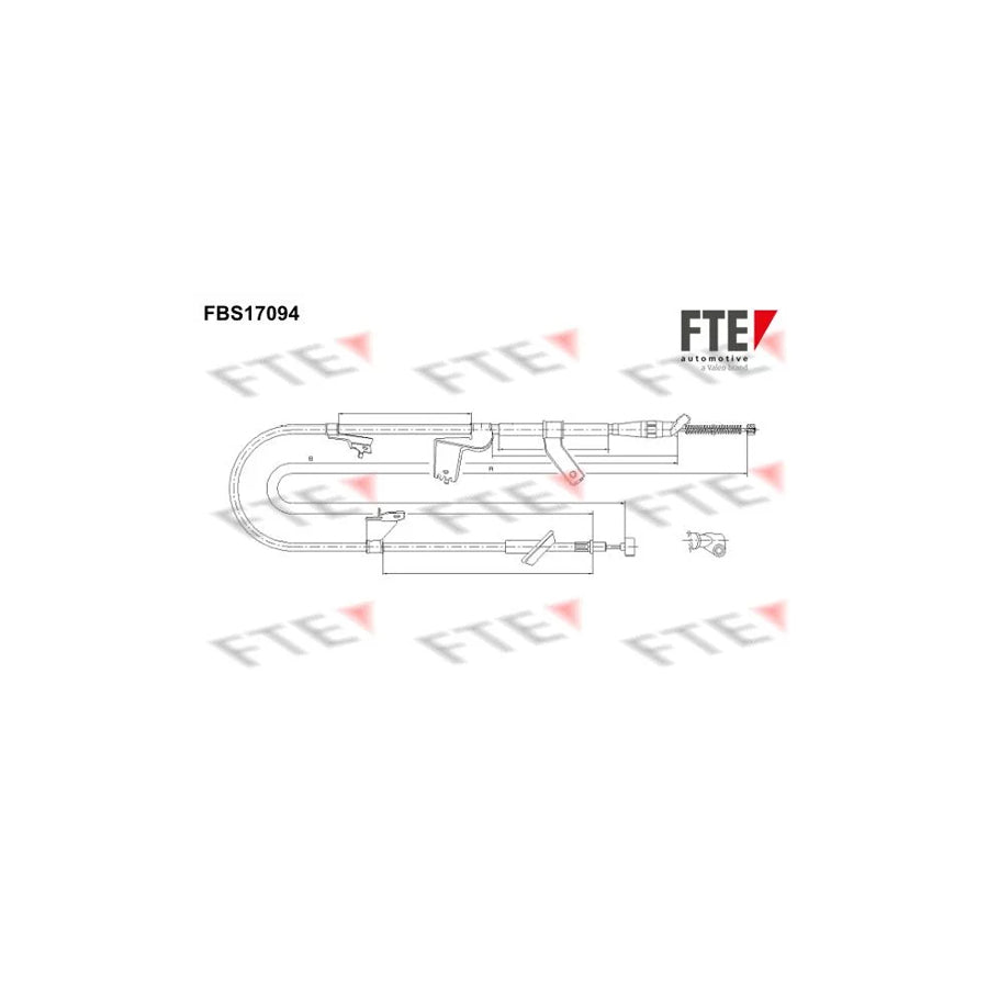FTE 9250476 Hand Brake Cable