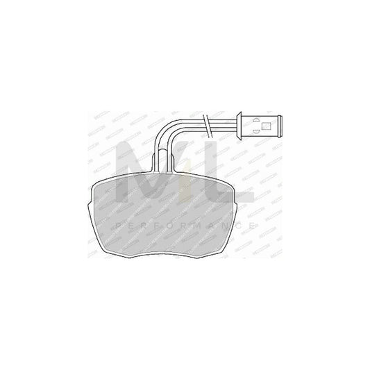 Ferodo Fsl1293 Brake Pad Set Fuse+ Technology, With Acoustic Wear Warning | ML Performance Car Parts