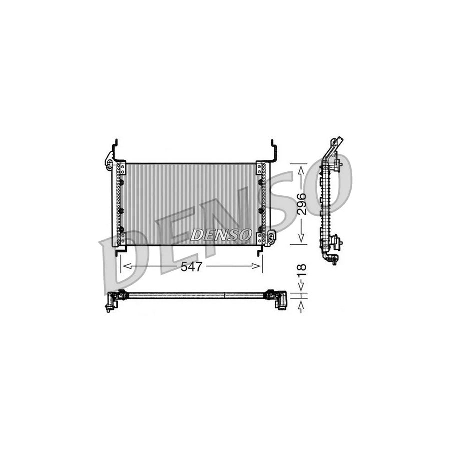 DENSO DCN09082 Air Conditioning Condenser for Fiat Multipla (186)