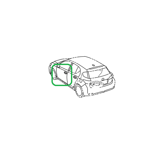 Genuine Lexus 67111-76010 CT Phase 1 2013-Present O/S Front Door Skin
