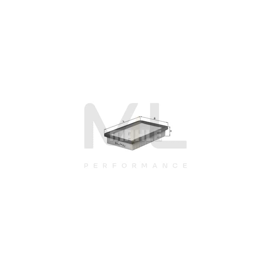 MAHLE ORIGINAL LX 789 Air Filter for HYUNDAI S-Coup??(SLC) Filter Insert | ML Performance Car Parts