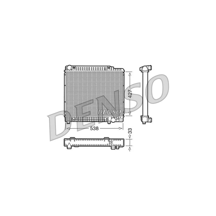 DENSO DRM17022 Engine Radiator