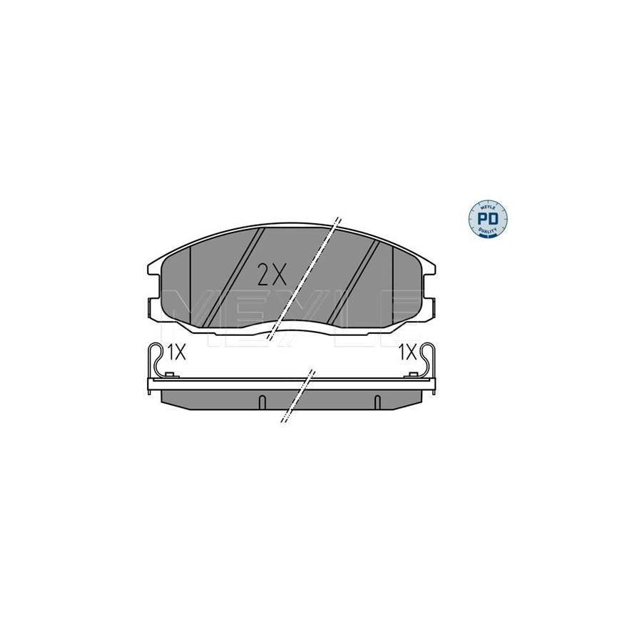 Meyle 025 235 6916/Pd Brake Pad Set
