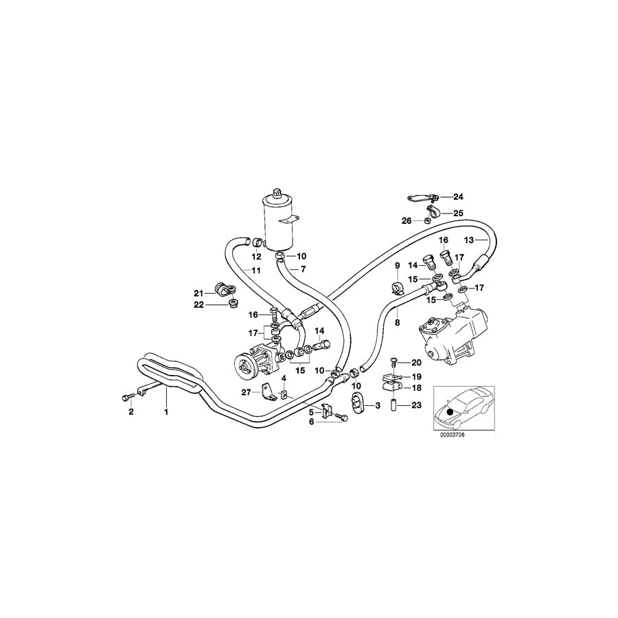 Genuine BMW 32411134801 E34 Intake Manifold (Inc. 525tds, 525td & 524td) | ML Performance US Car Parts