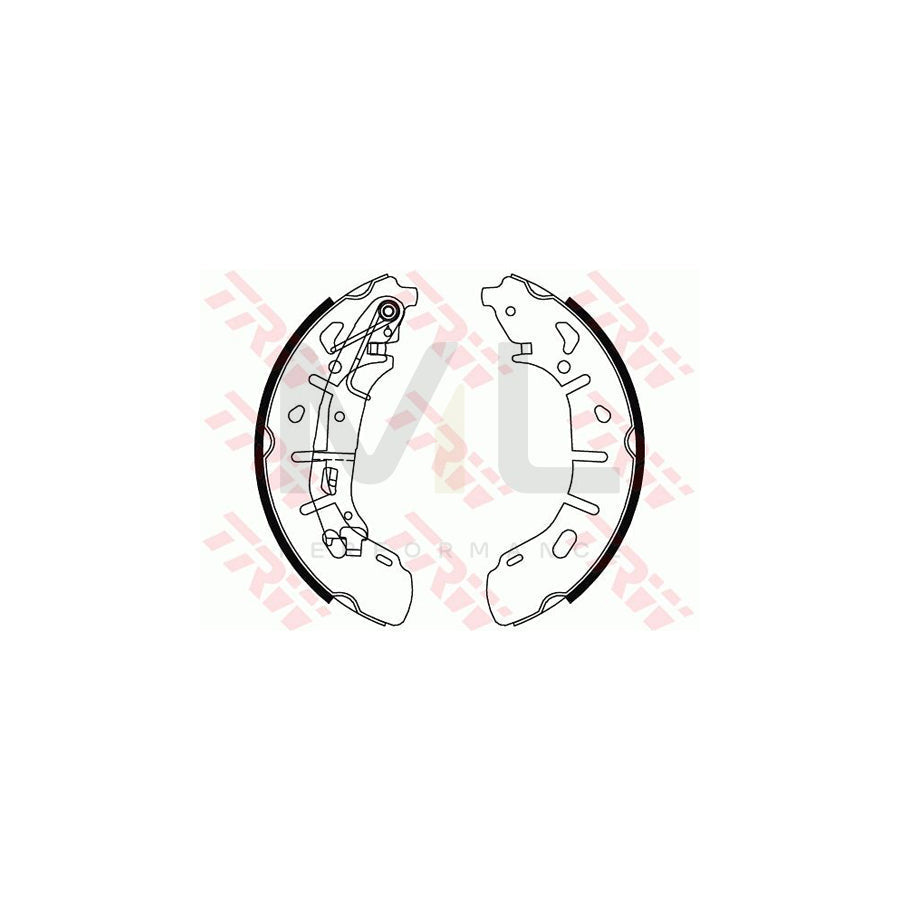 TRW GS8799 Brake Shoe Set for FIAT DOBLO | ML Performance Car Parts
