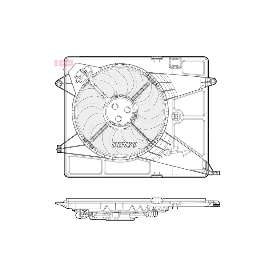 DENSO DER15005 Fan, Radiator for Chevrolet Trax