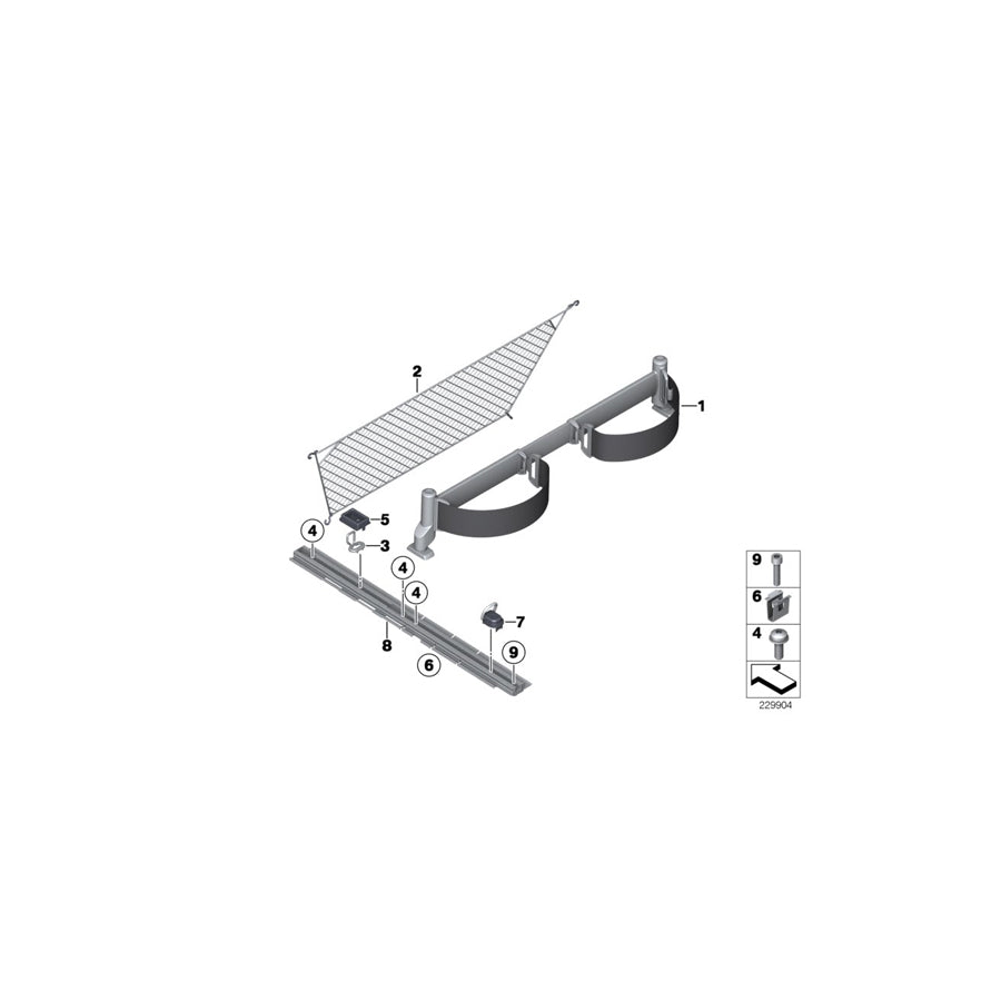 Genuine BMW 51476972985 E70 F25 Cover, Fastening Loop, Front SCHWARZ (Inc. X5 3.0sd, X5 M50dX & X5 35dX) | ML Performance US