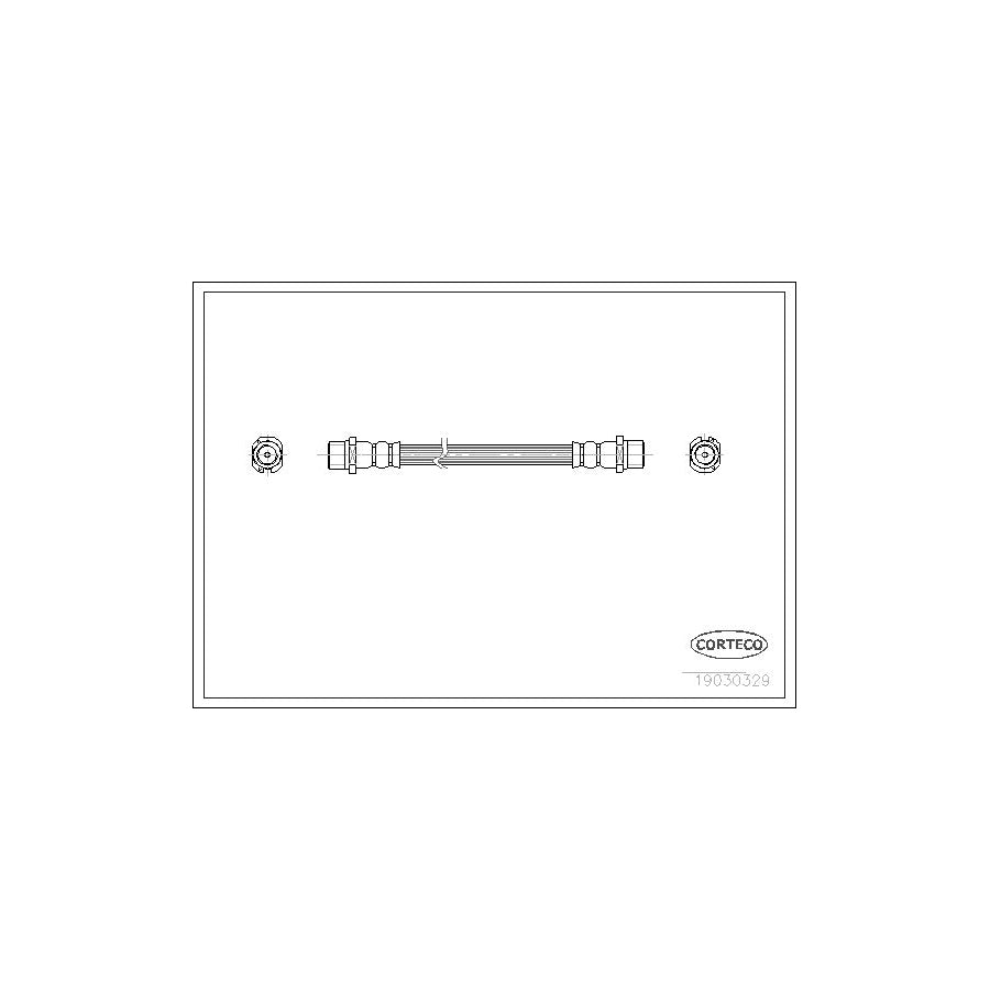 Corteco 19030329 Brake Hose