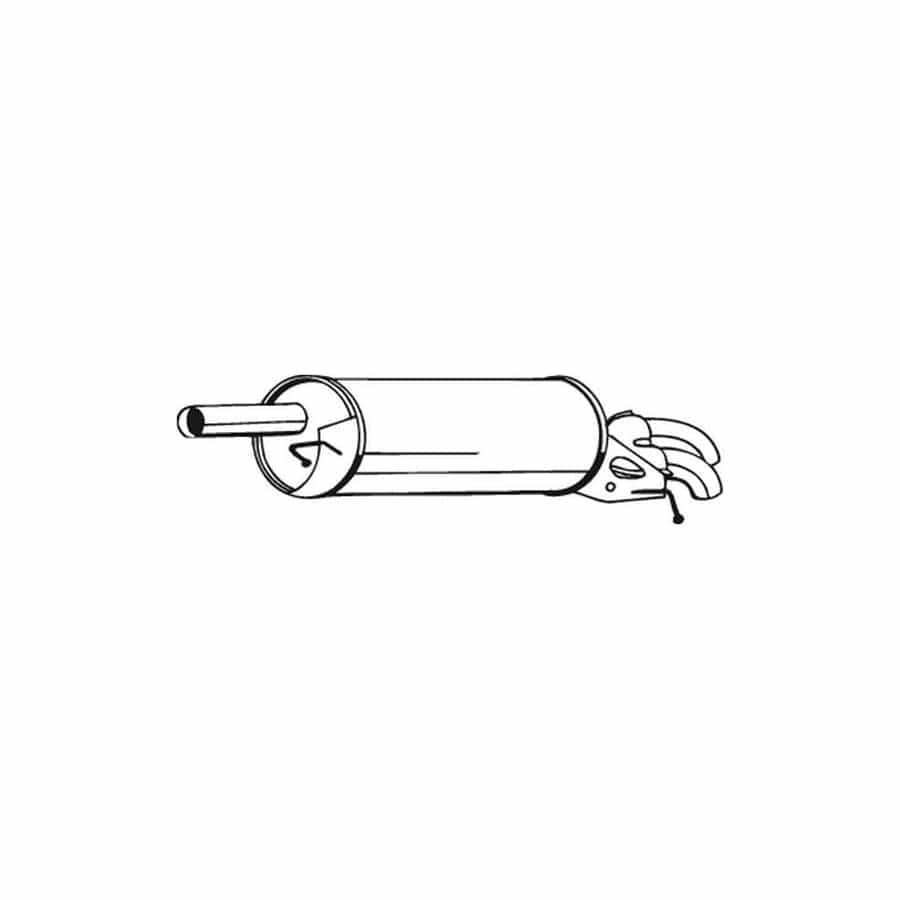Bosal 233-071 Rear Silencer