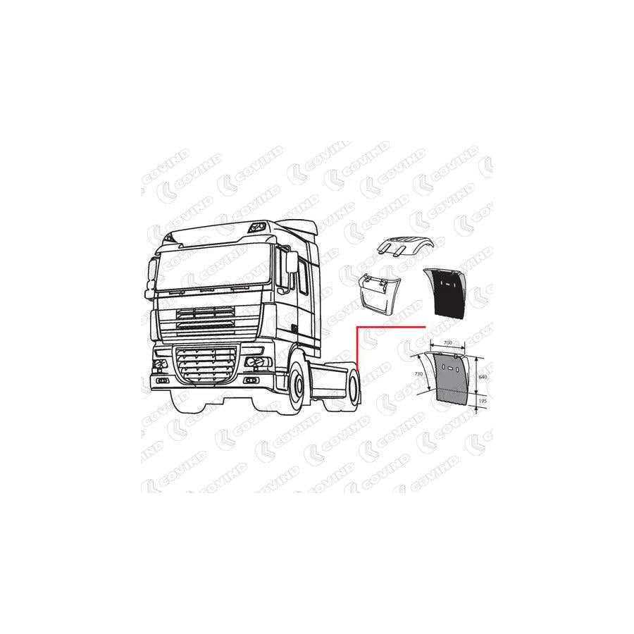 Covind Xf5/523 Wing Fender