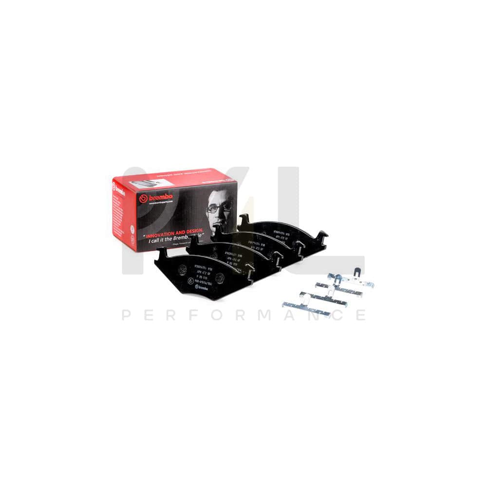 Brembo P 85 019 Brake Pad Set Excl. Wear Warning Contact | ML Performance Car Parts