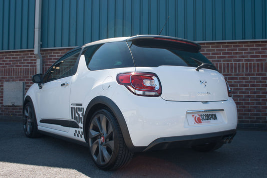 Scorpion SCN014 Citroen DS3 Racing & 1.6 T Resonated Cat-Back System  | ML Performance US US