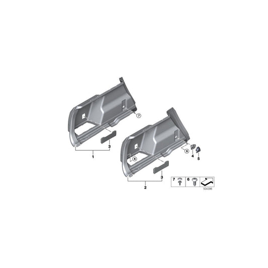 Genuine BMW 51476906281 F48 Left Trunk Trim (Inc. X1 18i, X1 16d & X1 25dX) | ML Performance US
