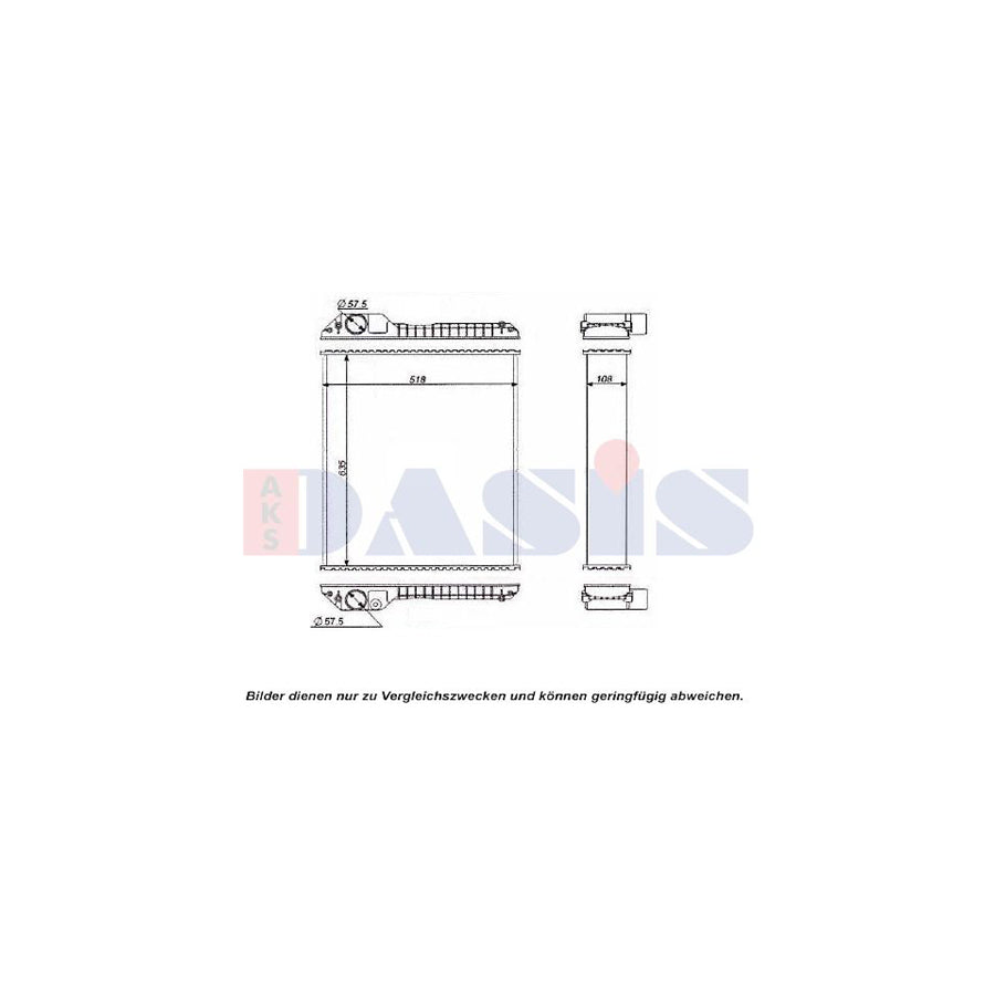 AKS Dasis 440605N Engine Radiator