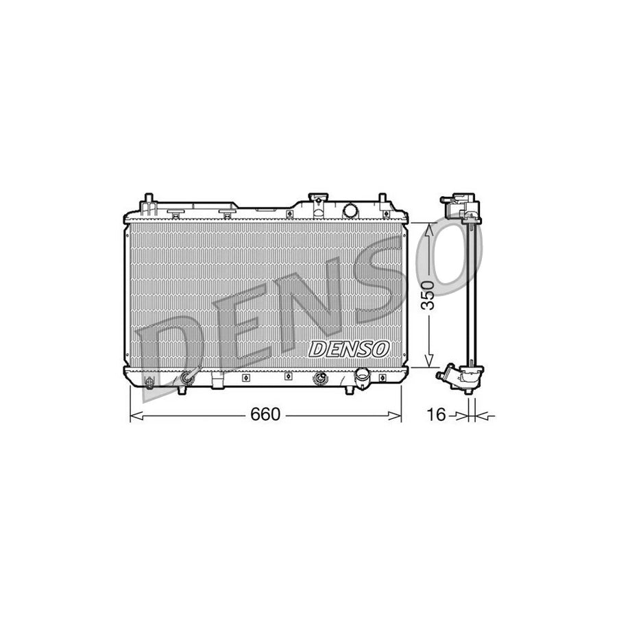 DENSO DRM40010 Engine Radiator for Honda Cr-V I (Rd)