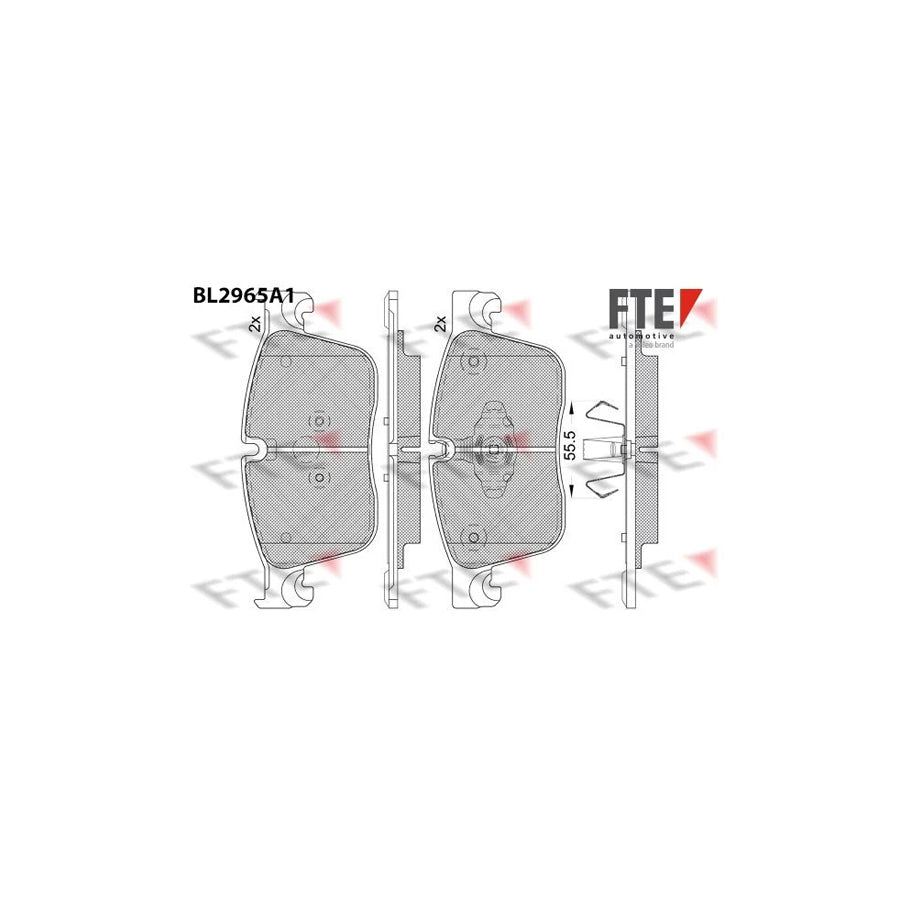 FTE Bl2965A1 Brake Pad Set