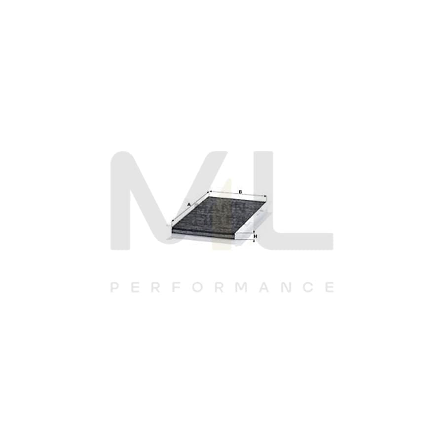 MANN-FILTER CUK 3455 Pollen filter Activated Carbon Filter