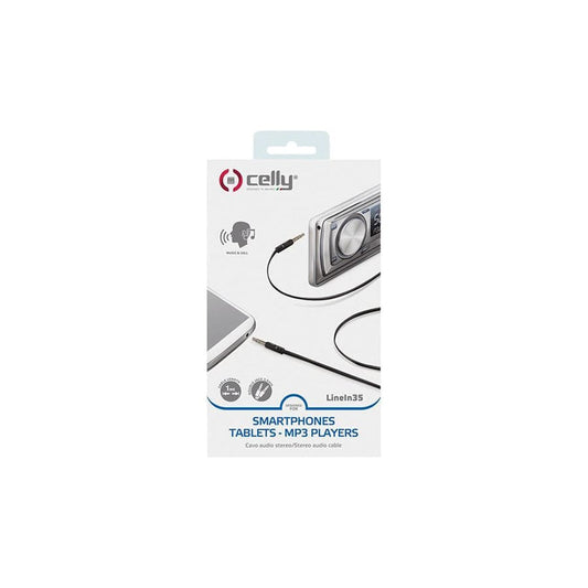Celly Audio Cable Linein35Bk Car Audio Accessories