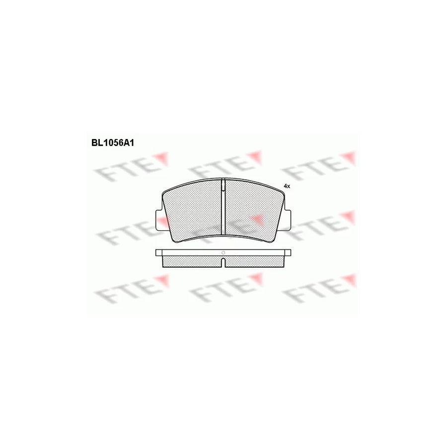 FTE Bl1056A1 Brake Pad Set