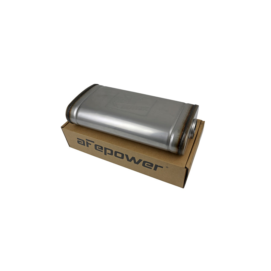  aFe 49M30019 2-1/2 IN ID Center/Offset x 9 IN W x 4 IN H x 18 IN L - Oval Body Muffler  | ML Performance US Car Parts