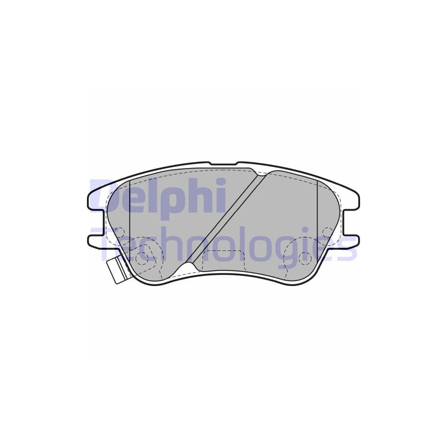 Delphi Lp2062 Brake Pad Set For Hyundai Amica / Atoz (Mx)