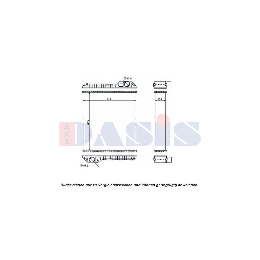 AKS Dasis 440606N Engine Radiator