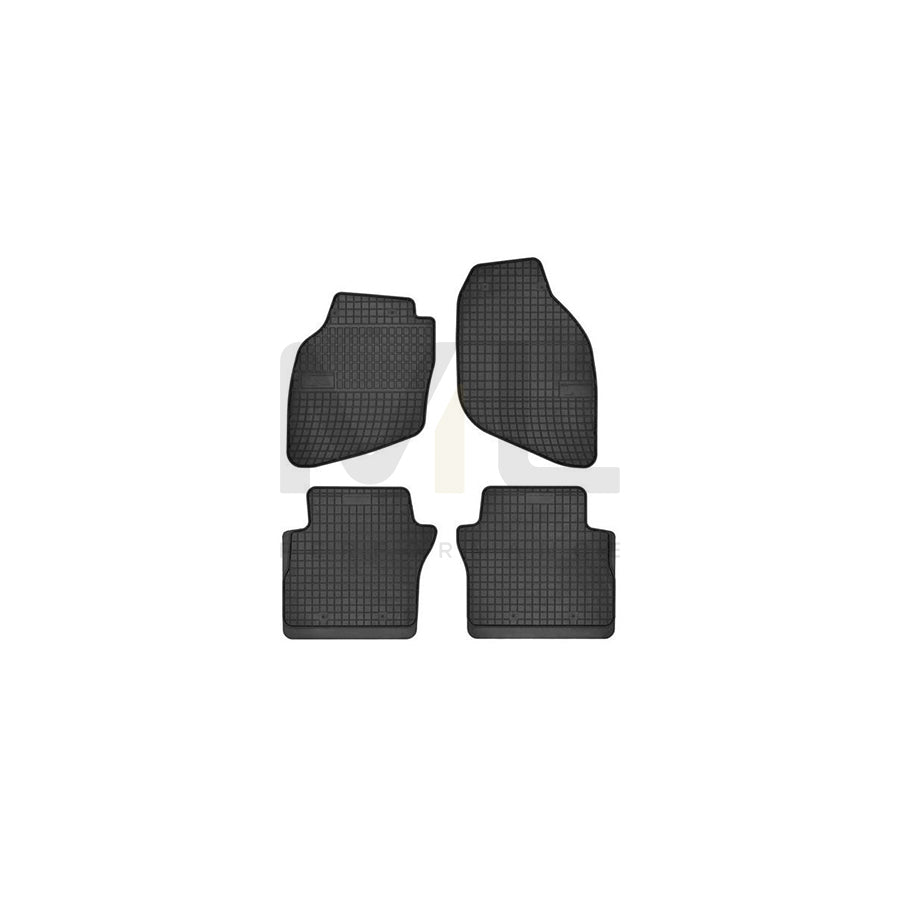 FROGUM Tailored 0838 Floor mat set Elastomer, Front and Rear, Quantity: 4, Black, (LHD)