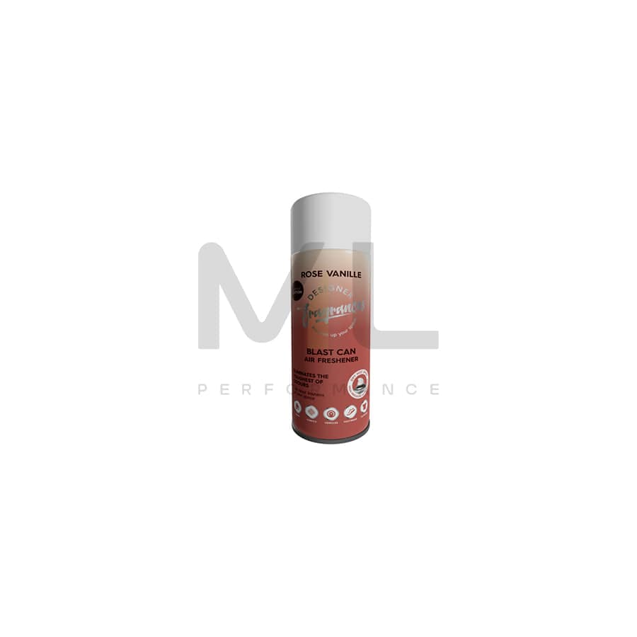 Designer Fragrances Blast Can Car Air Freshener - Rose Vanille