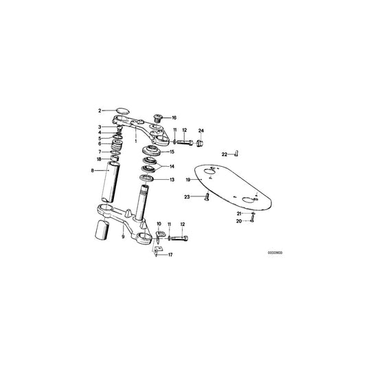 Genuine BMW 31421237208 Spring Retainer (Inc. R45, R45T/N & R65LS) | ML Performance US Car Parts
